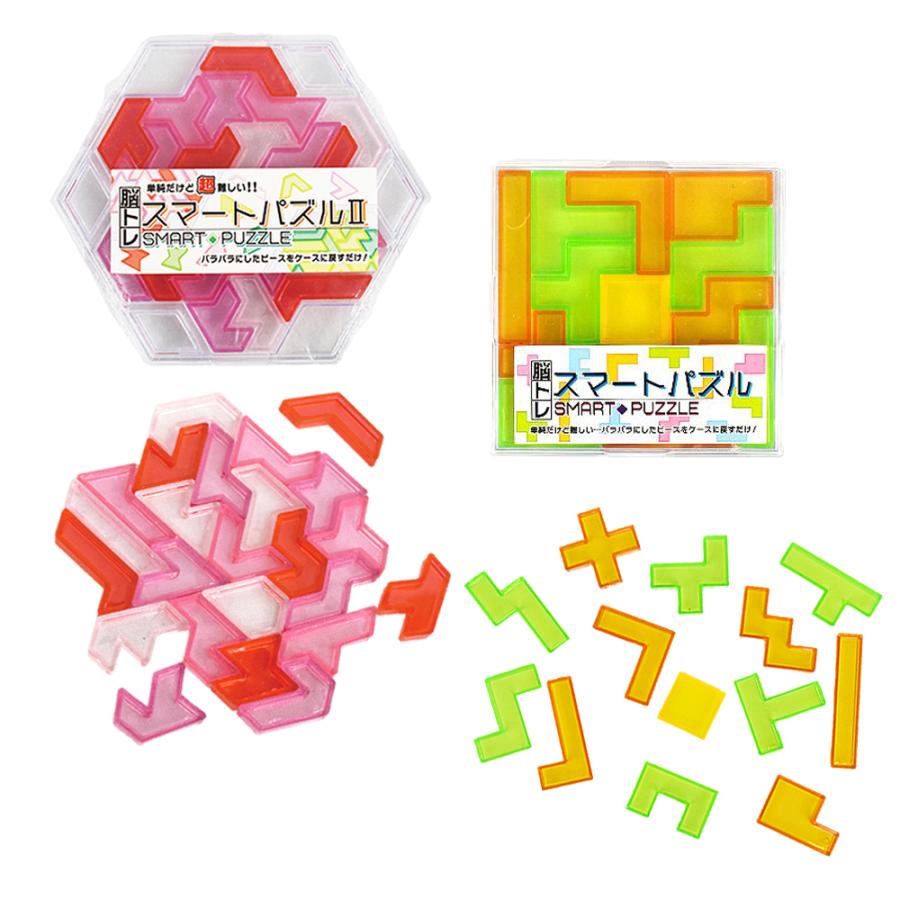 脳トレ スマートパズル2種類セット（成近屋）おもちゃ 玩具 知育