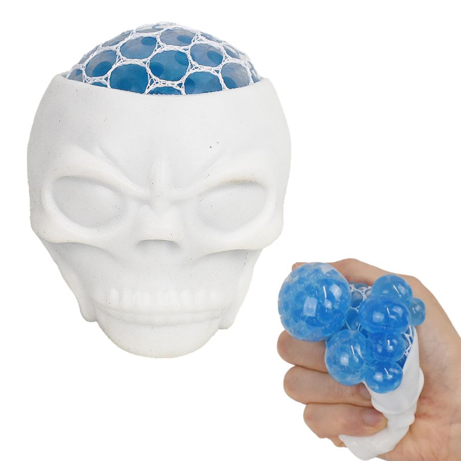 ドクロスクイーズ 1個 玩具 おもちゃ スクイーズ やわらかい にぎる