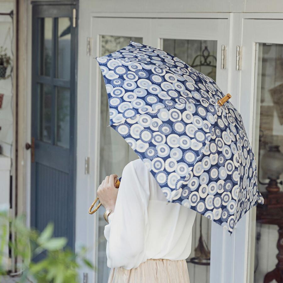 日本製 和傘柄 日傘 シッククローバー 傘柄 竹手元 長傘