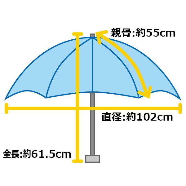 Waterfront（ウォーターフロント） 傘 珍しい16本骨の折りたたみ傘