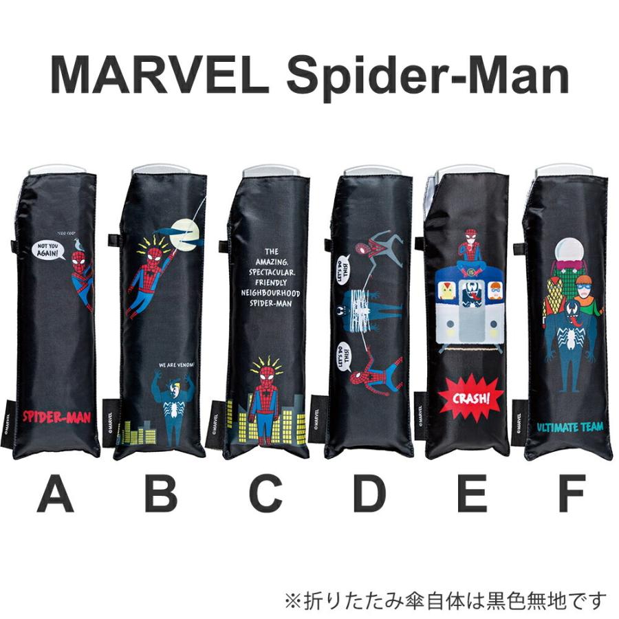 Waterfront（ウォーターフロント） 傘 ポケフラット MARVEL Spider-Man