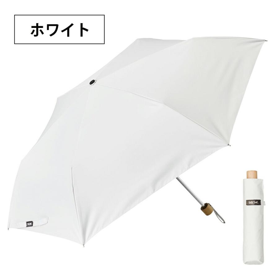 Waterfront 完売　COKAGE+日傘 折りたたみ傘　ホワイト Amazon.co.jp: Waterfront 折りたたみ傘 日傘兼用雨傘 【オフィシャル