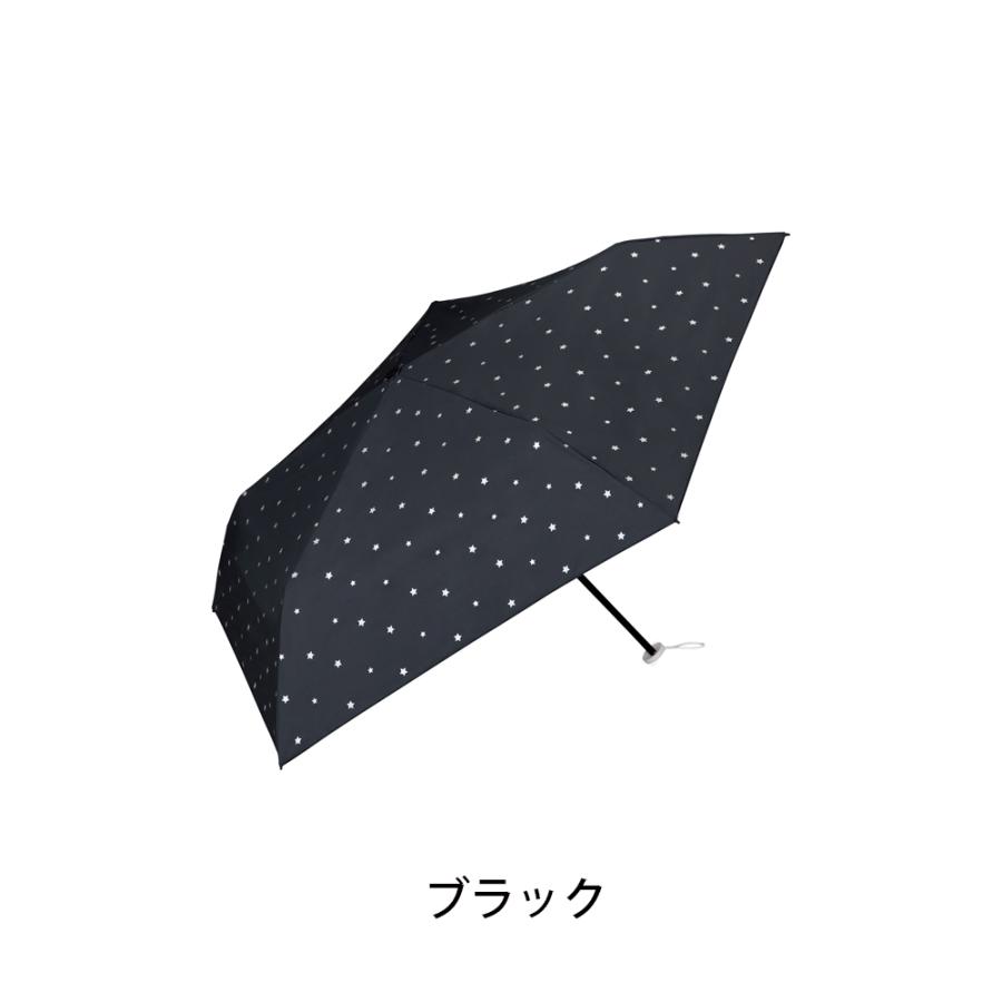 wpc 折りたたみ傘 Wpc. 遮光 軽量 スターmini 星柄 軽い 晴雨兼用傘