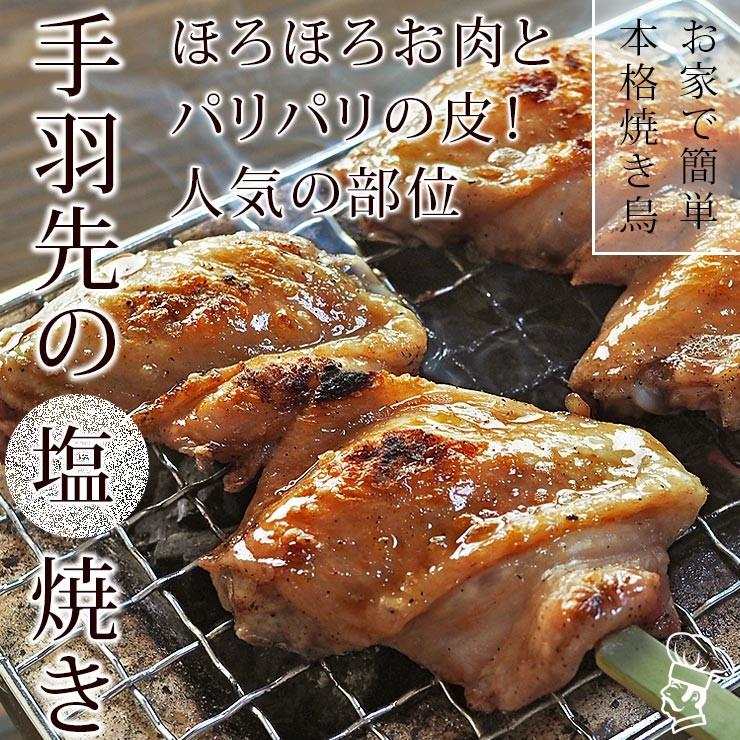 焼き鳥 国産 手羽先 いかだ串 塩 3本 Bbq バーベキュー 焼鳥 惣菜