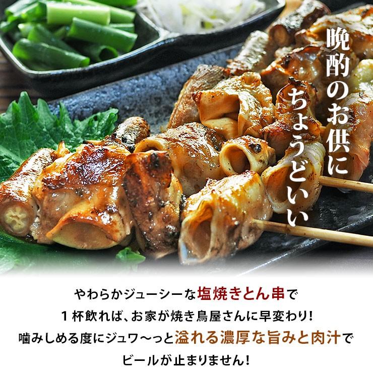 【 送料無料 】 焼きとん 塩 バイキング 100本 bbq BBQ バーベキュー 贈り物 ギフト 焼肉 焼鳥 焼き鳥 焼き肉 惣菜 肉 生 チルドの画像