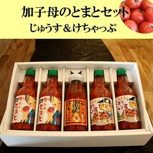 加子母のトマトセット ジュース＆ケチャップ【合計５本入り】送料無料 【贈答ギフト箱入り】  【新鮮野菜生活のサラダコスモ】 | ブランド登録なし | 02