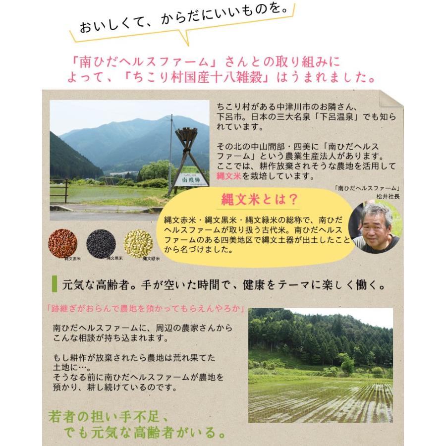 雑穀米 国産 送料無料 国産十八雑穀 30包 もち麦 縄文米 はと麦 アマランサス ごま 発芽玄米 ちこり村 | ちこり村 | 12