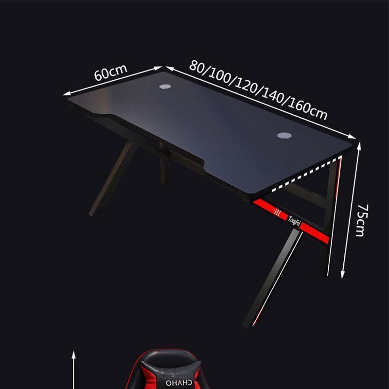 パソコンデスク テーブルと椅子セット eスポーツのテーブルと椅子セット デスクPCデスク 家庭用机 ライティングテーブルと椅子 ゲームテーブル｜chidorisyojistore｜09
