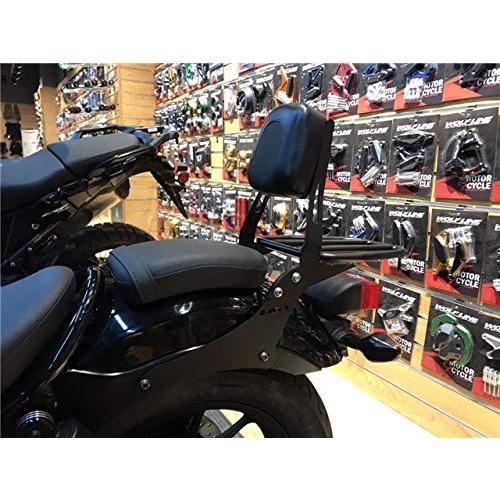 Rebel250/500 レブル250/500 2017-2020 バックレスト付 シーシーバー 黒｜chidorisyojistore｜05