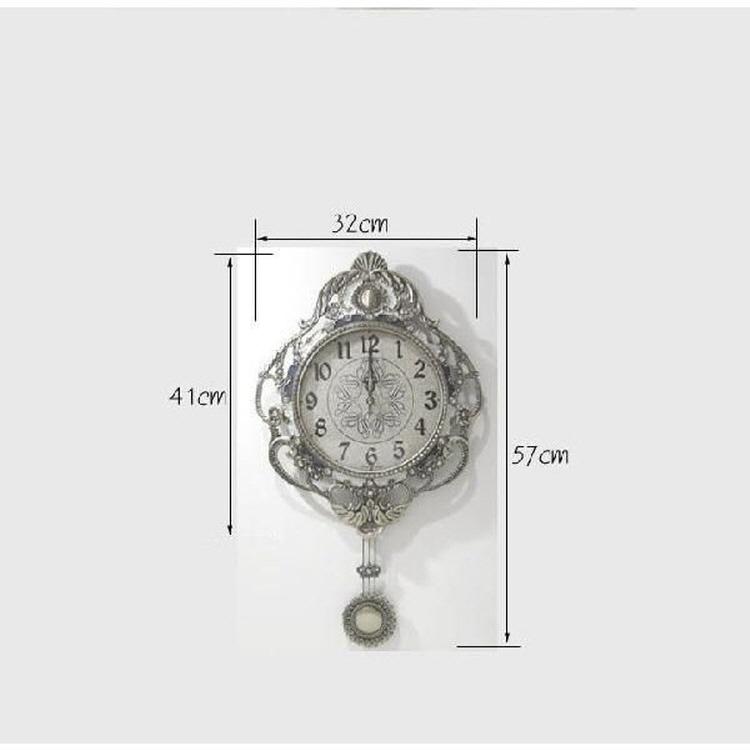 掛け時計 真鍮飾りオーロラ 電波時計 キュービック おしゃれ 時計