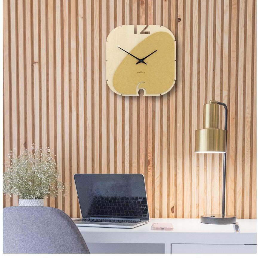 純銅製掛け時計 ヒマワリ HBC-104電波時計