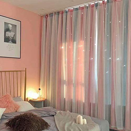 楽天カード分割 カーテン 遮光 姫系 グラデーション おしゃれ 遮光率90 遮光カーテン 姫 二重カーテン レースカーテン 可愛い おしゃれ 星柄 透かし チエゾー Com 通販 Yahoo ショッピング 新発 Southpointbd Com