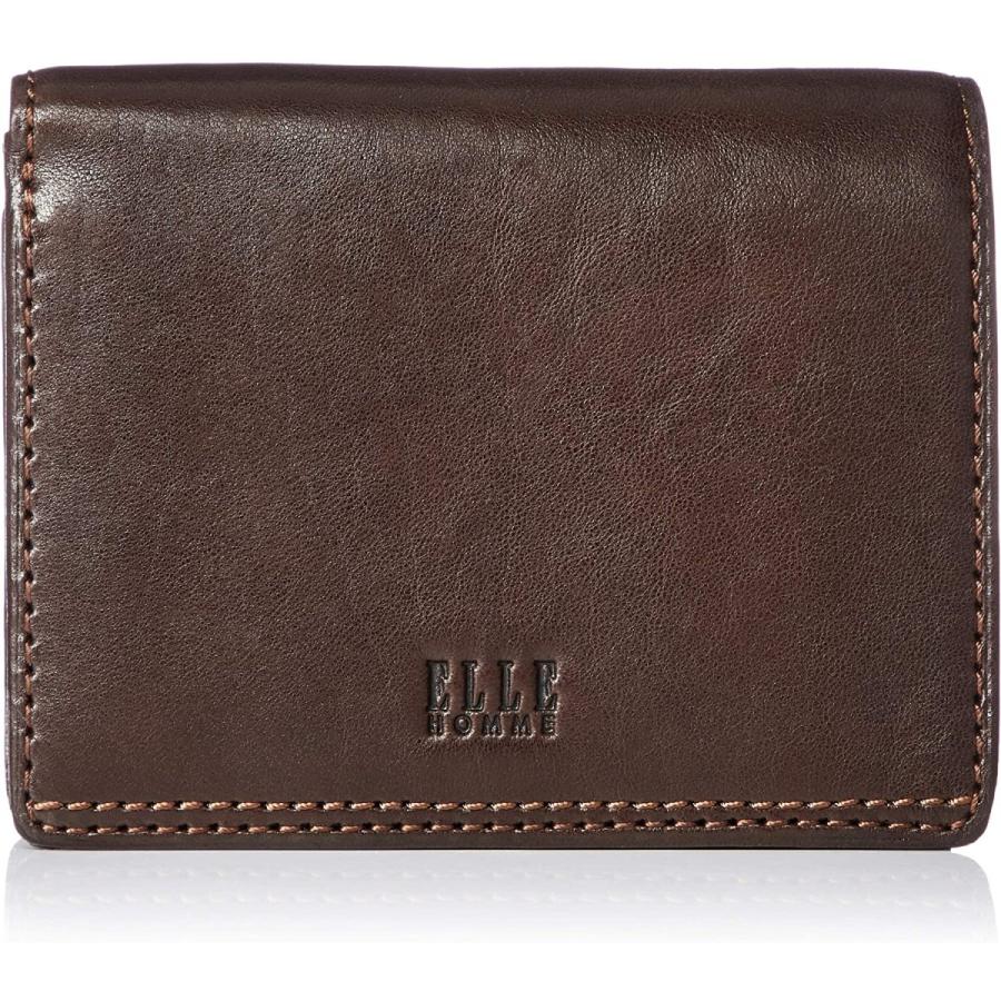 エルオム エルオム 二つ折り財布 小銭入れあり シープ エルオム メンズファッション シフォンストア Xp マネークリップ チョコ 大阪買蔵