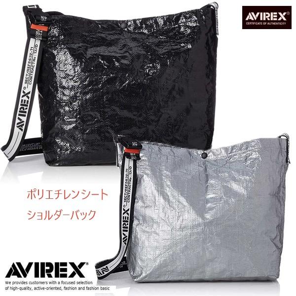 AVIREX　アヴィレックス ポリエチレンシート2wayショルダーバック　トートバック　AX1005　バイカー　アメカジ　｜chigiri-ngf