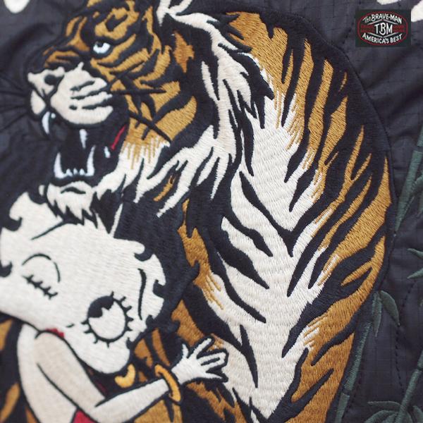 アンスタディード×ニコアンドコラボ【3】Gジャンヒョウ刺繍ベトジャンカバーオール ベロア刺繍スカジャン（スカジャン）｜niko and（ニコアンド