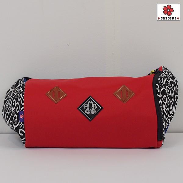 CHIGIRI ちぎり 唐草横型ウエストバック CC53-110K 和柄 桜 金襴