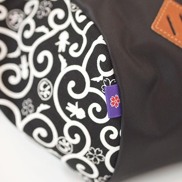 CHIGIRI ちぎり 唐草横型ウエストバック CC53-110K 和柄 桜 金襴