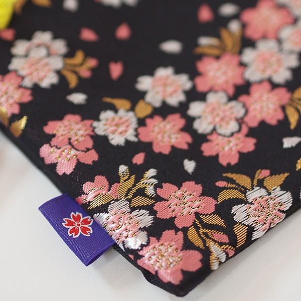 CHIGIRI ちぎり桜金襴 ナイロンサコッシュ CC53-651S 和柄 桜 金襴