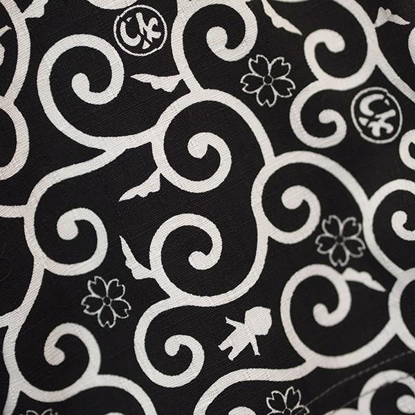 CHIGIRI ちぎり 50%OFF SALE!! 鯉口シャツ風 唐草 花魁猫 CHS30-118SP