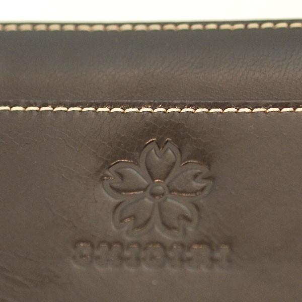 CHIGIRI チギリ レザーウォレット 桜金襴 CHS34-178 和柄 : CHIGIRI