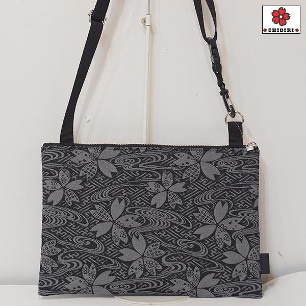 CHIGIRI ちぎり 和柄サコッシュ ショルダーバッグ CHS48-681 桜 桜流水