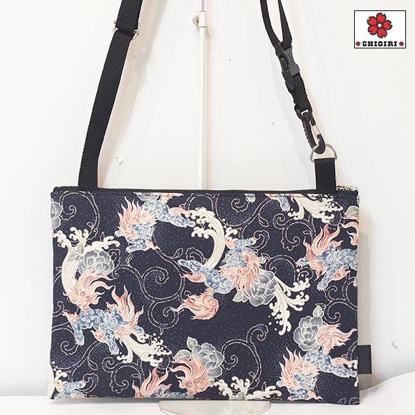 CHIGIRI ちぎり 和柄サコッシュ ショルダーバッグ CHS48-681 桜 桜流水