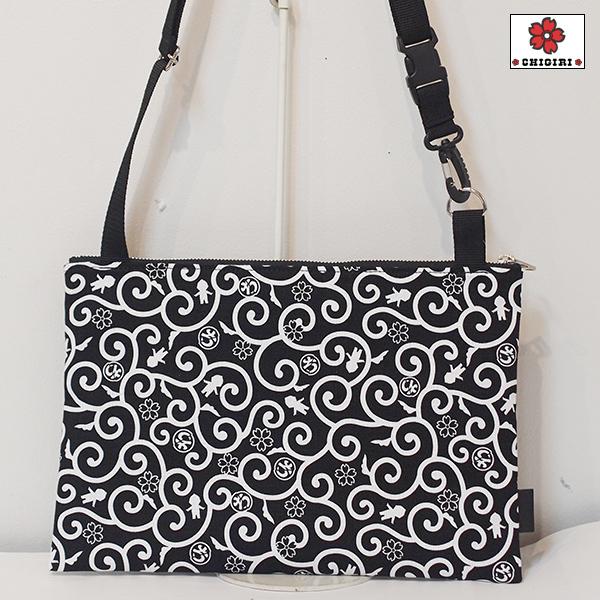 CHIGIRI ちぎり 和柄サコッシュ ショルダーバッグ CHS48-681 桜 桜流水