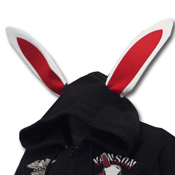 VANSON（バンソン） 武装戦線コラボ T.F.O.A デスラビット 裏毛ジップ