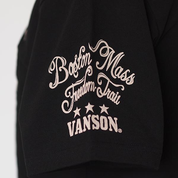 VANSON（バンソン） 武装戦線コラボ天竺半袖Tシャツ バイカー CRV-2404