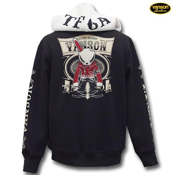 VANSON（バンソン） クローズWORST コラボF/Zパーカー CRV-935 片耳