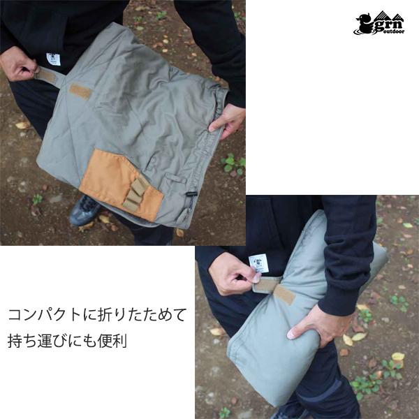 grn outdoor HIASOBI CAMPER BLANKET 防寒 暖か GO0484Q アウトドア