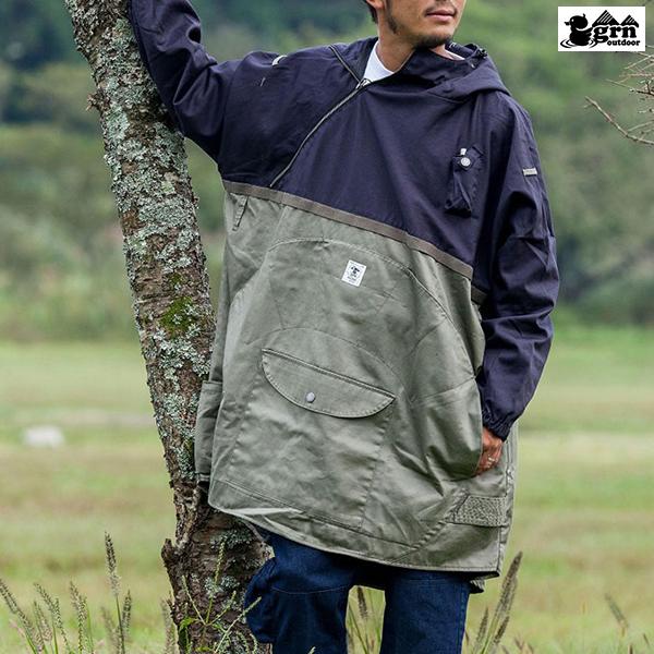 grn outdoor キャンパーポンチョ grn outdoor ジーアールエヌアウトドア HIASOBI CAMPER PONCHO GO9207Q