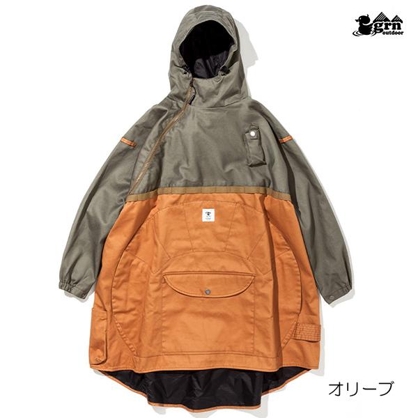 grn outdoor ジーアールエヌアウトドア HIASOBI CAMPER PONCHO GO9207Q 