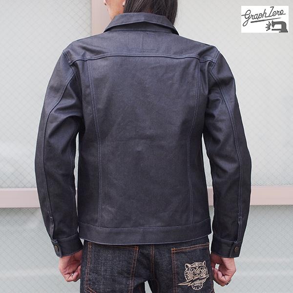 graphzero graphzero グラフゼロ ライダース JEAN-JACKET Coated graphzero graphzero グラフゼロ ライダース JEAN-JACKET Coated