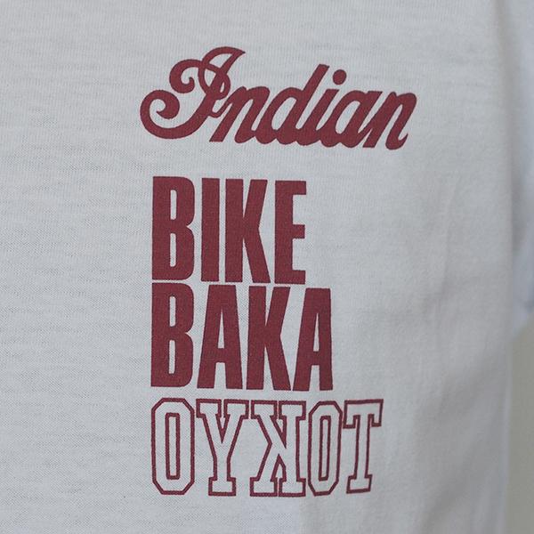 INDIAN MOTOCYCLE　TOKYO BB コラボTシャツ　ヘッドマーク　インディアンモトサイクル　IB-2700 TOKYO BIKE BAKA バイカー　｜chigiri-ngf｜07