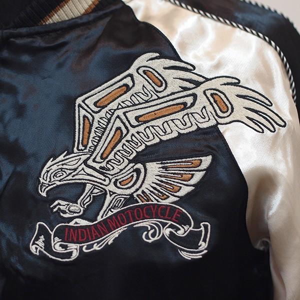 INDIAN MOTOCYCLE MOTOCYCLE サテンリバーシブルスカジャン 20