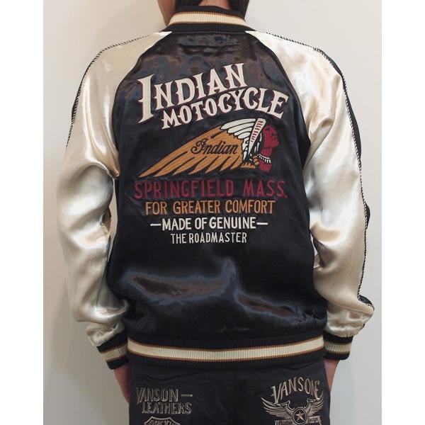 INDIAN MOTOCYCLE MOTOCYCLE サテンリバーシブルスカジャン 20