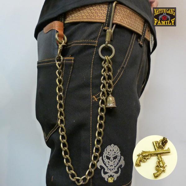 NATIVE GANG FAMILY 50％OFF SALE!! 真鍮ウォレットチェーン NG12-148
