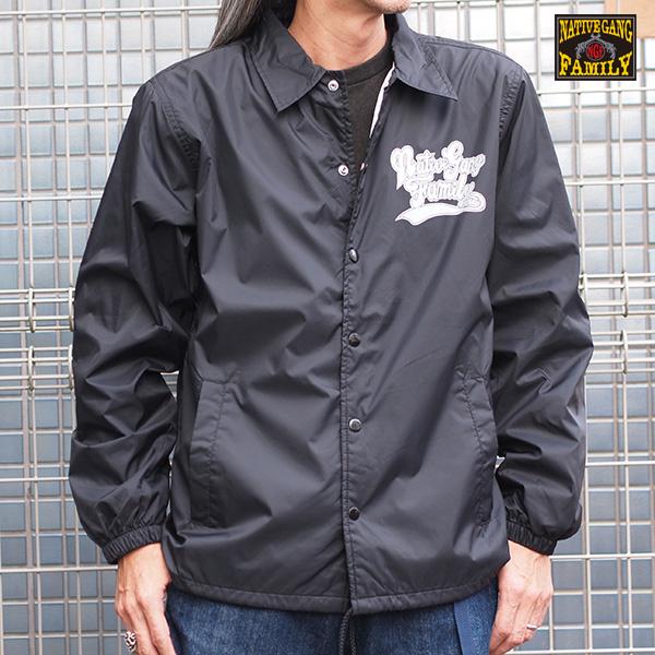 NATIVE GANG FAMILY 後身バイクベイビーナイロンコーチ NATIVE GANG FAMILY 後身バイクベイビーナイロンコーチ