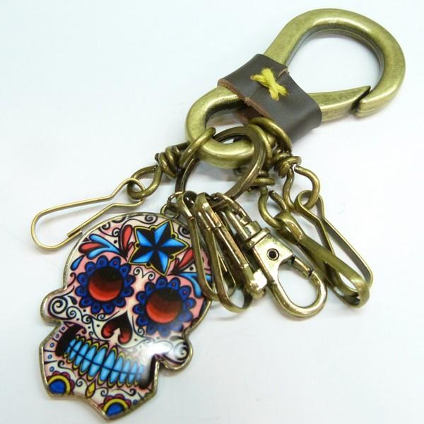 40s'50s'ビンテージ スカルキーホルダー セット 古着バイカーロカビリー NATIVE GANG FAMILY 30%OFF SALE!! ネイティブギャングファミリー