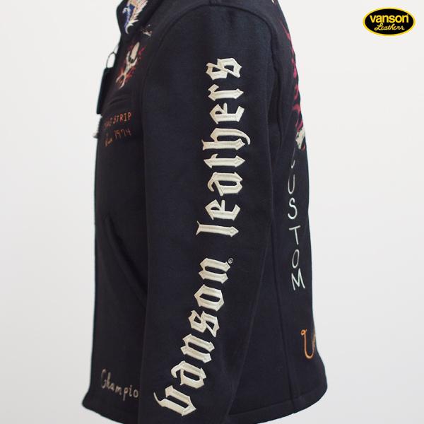 早い者勝ち★VANSON 数量限定販売ジャケッMサイズ VANSON（バンソン） VANSON TJ チームジャケット ブラック アメリカ製