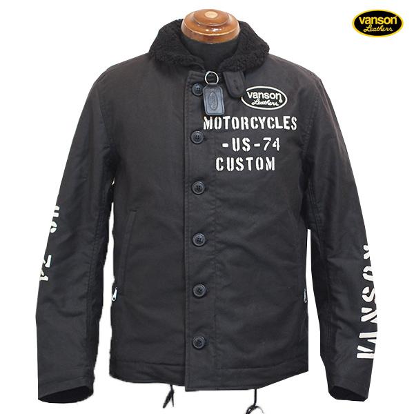VANSON VANSON バンソン N-1デッキジャケット NVJK-2105 ジップ VANSON VANSON バンソン N-1デッキジャケット NVJK-2105 ジップ