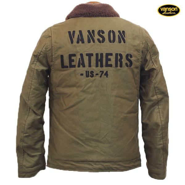 VANSON VANSON バンソン N-1デッキジャケット NVJK-2105 ジップ VANSON VANSON バンソン N-1デッキジャケット NVJK-2105 ジップ