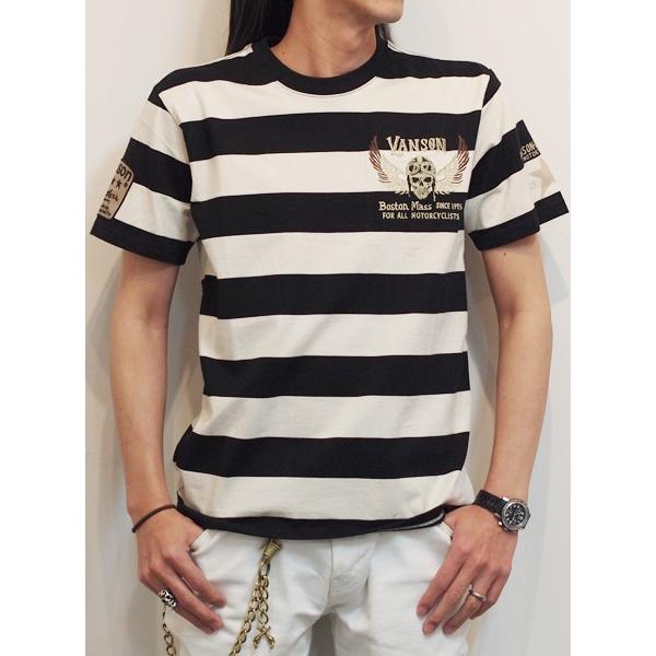 VANSON バンソン 30%OFF SALE!! 半袖ボーダーTシャツ NVST-708 VANSON バンソン 30%OFF SALE!! 半袖ボーダーTシャツ NVST-708