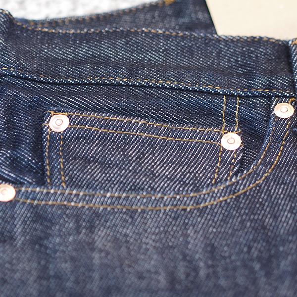 児島ジーンズ 21oz ヘビーストレートデニム RNB-1221R デニム