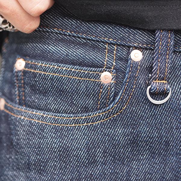 児島ジーンズ 21oz W-KNEE ストレートデニム RNB-1221WK デニム