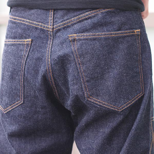 児島ジーンズ 児島ジーンズ ダイヤステッチダブルニーワイド