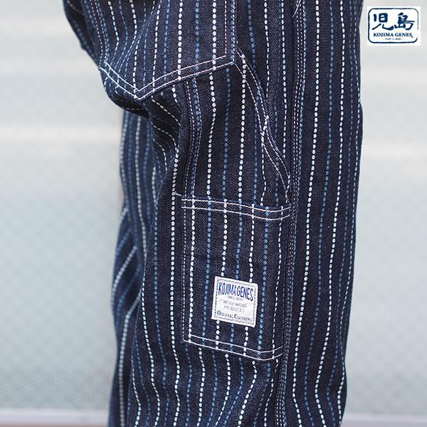 児島ジーンズ 13oz バイカラーウォバッシュペインターパンツ RNB-1366