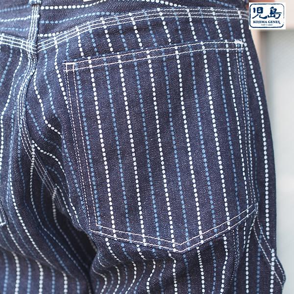 児島ジーンズ 13oz バイカラーウォバッシュペインターパンツ RNB-1366