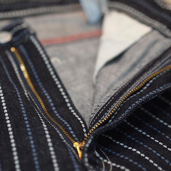 児島ジーンズ 13oz バイカラーウォバッシュペインターパンツ RNB-1366